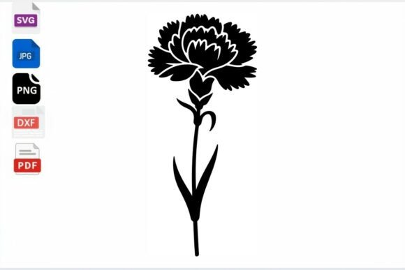 Carnation Flower SVG Cut File Floral: A Designer's Review