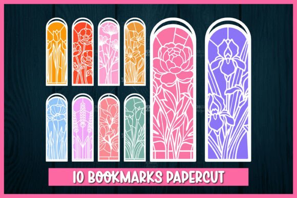 Floral Bookmarks Paper Cut SVG Review