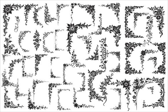 Floral Corner Frame Vector SVG: A Designer's Real-World Review