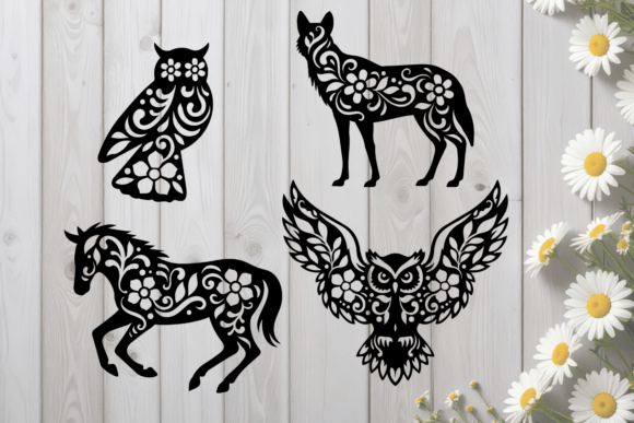 Floral Forest Animals and Birds SVG Review