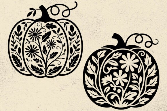 Floral Pumpkin Vector Illustration Svg Review