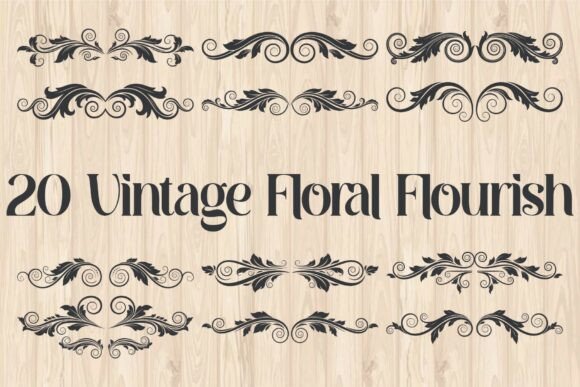 Vintage Floral Flourish Vector Review